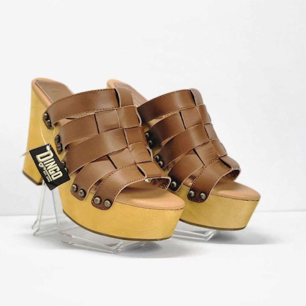 DINGO dagwood platform slide sandal Sz 8.5 NEW